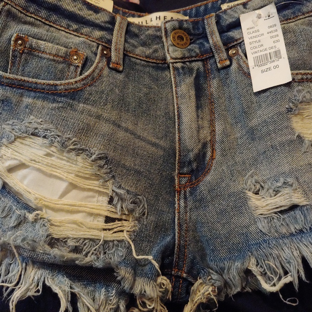 Bullhead High Rise Distressed Short